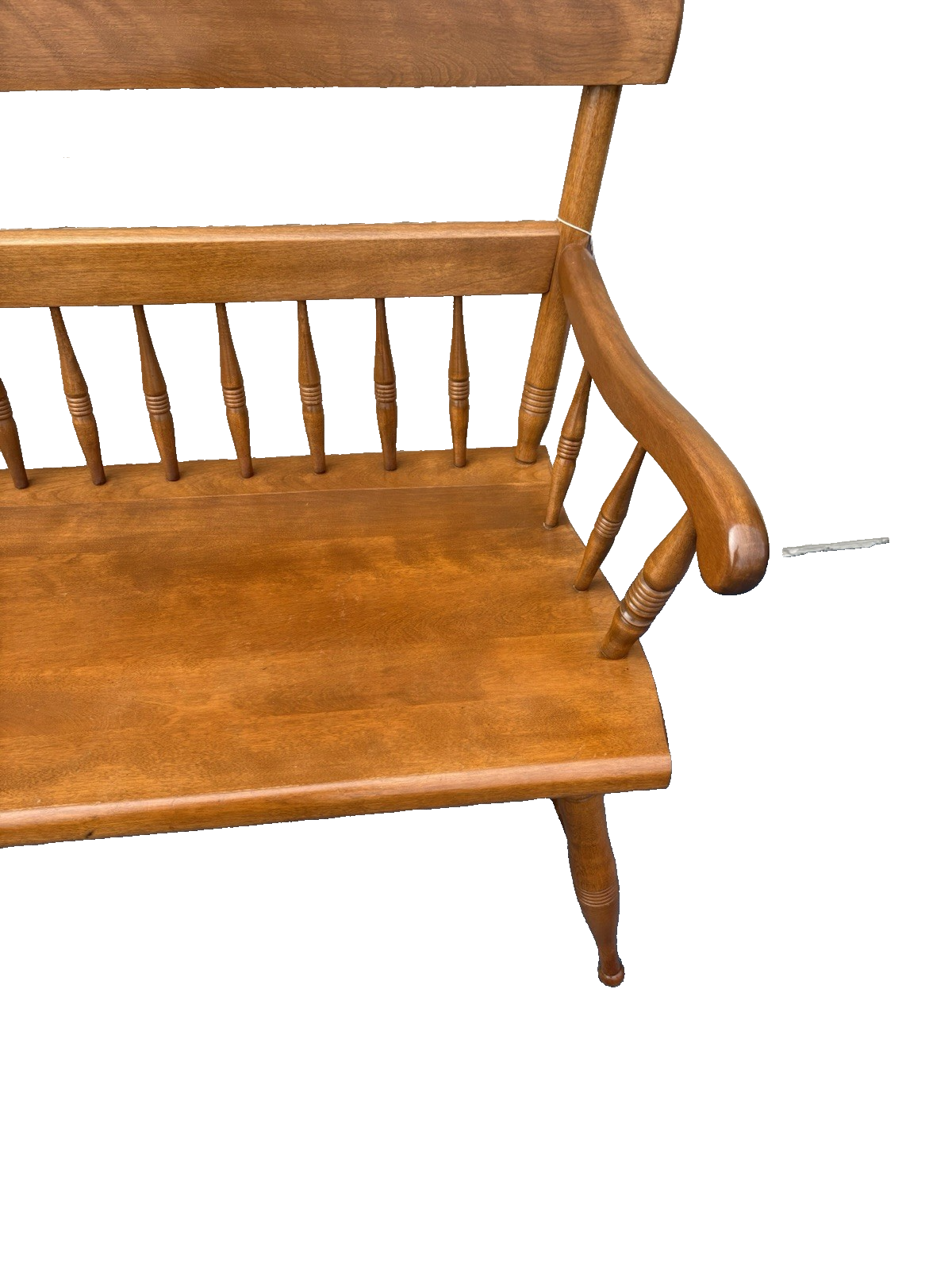 65774 Ethan Allen Maple Settee Bench