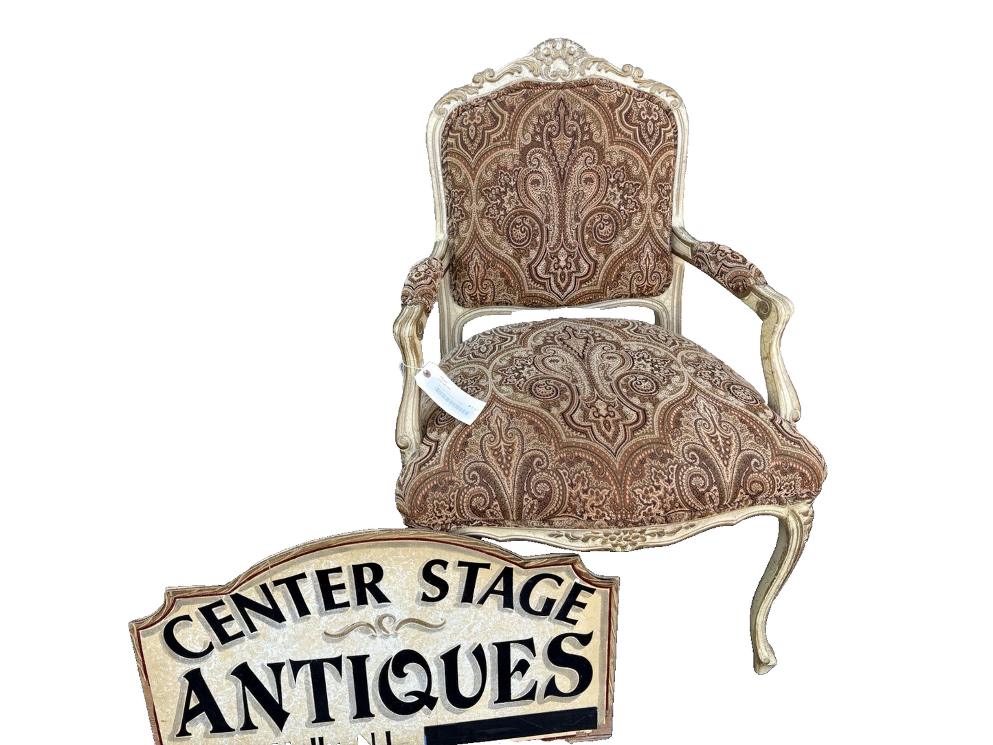 60712 French Country PAMA FURNITURE Bergere Armchair Chair