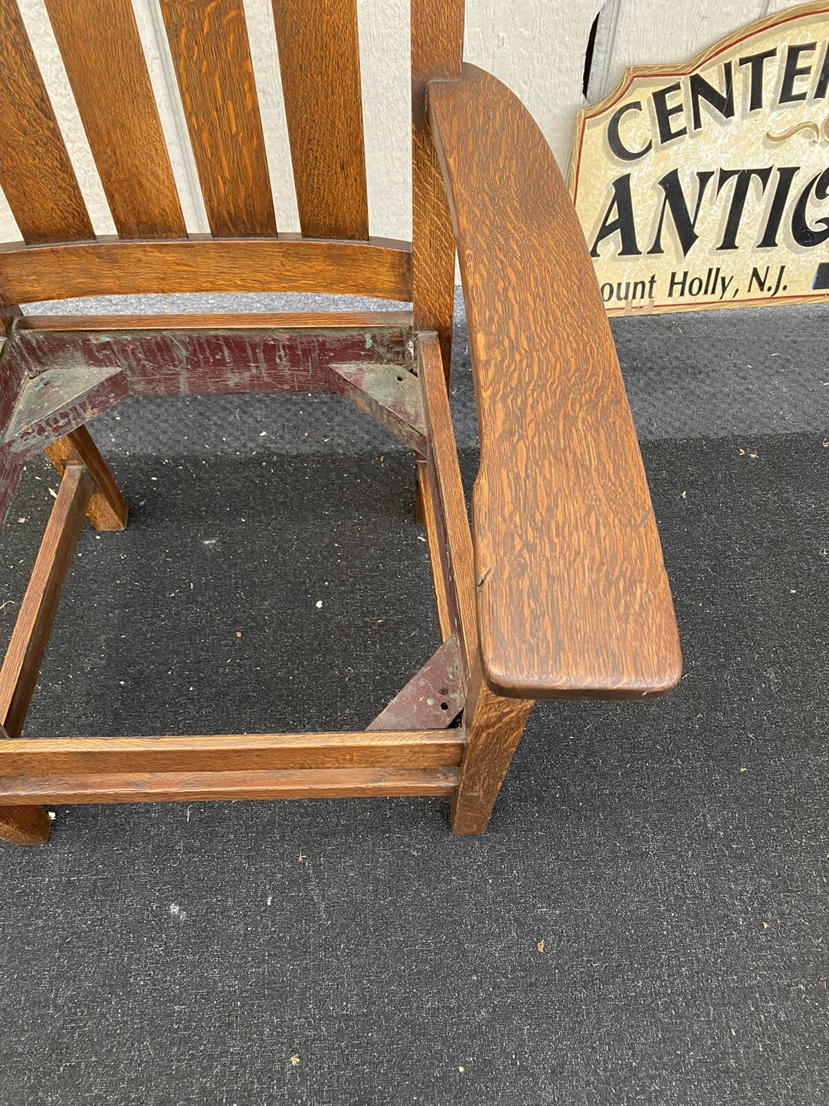 66188  Antique Mission Arts and Crafts Stickley ?? Arm Chair