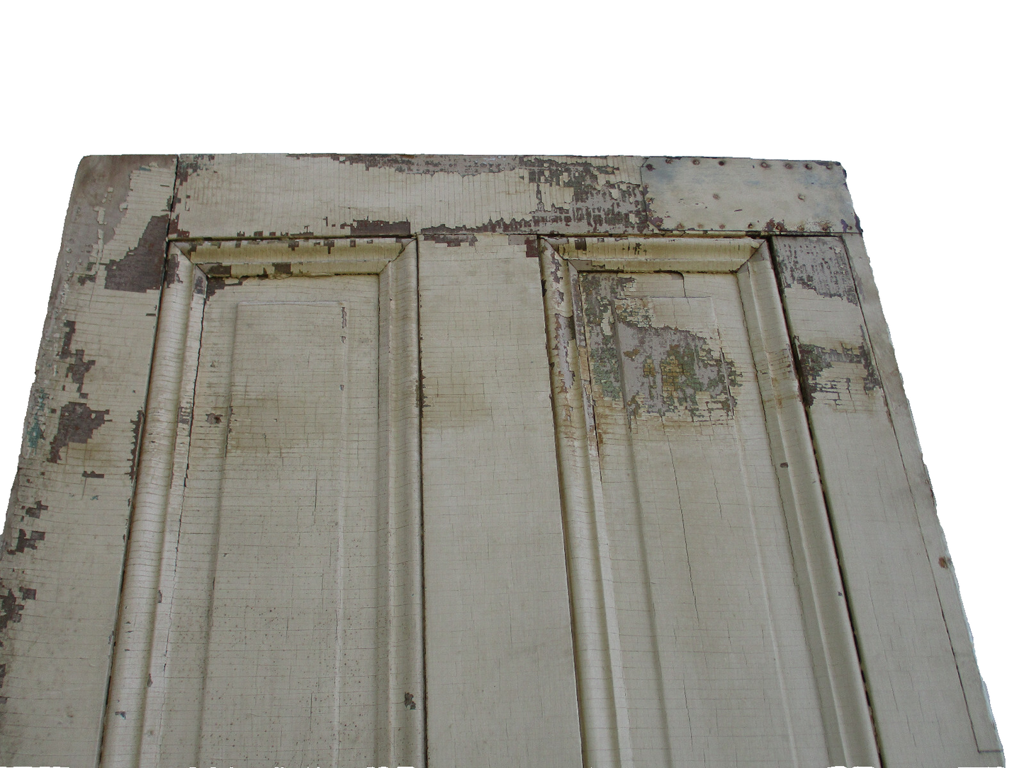 DOOR 08:    Antique  Raised Paneled Victorian Wood  Door 31" x 88 1/2"H