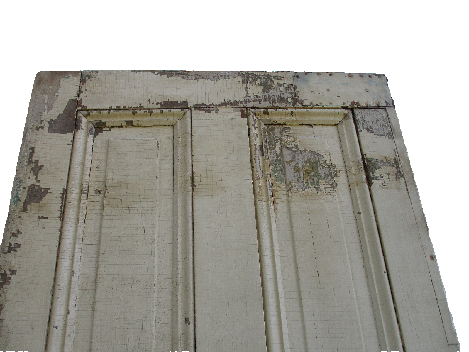 DOOR 08:    Antique  Raised Paneled Victorian Wood  Door 31" x 88 1/2"H