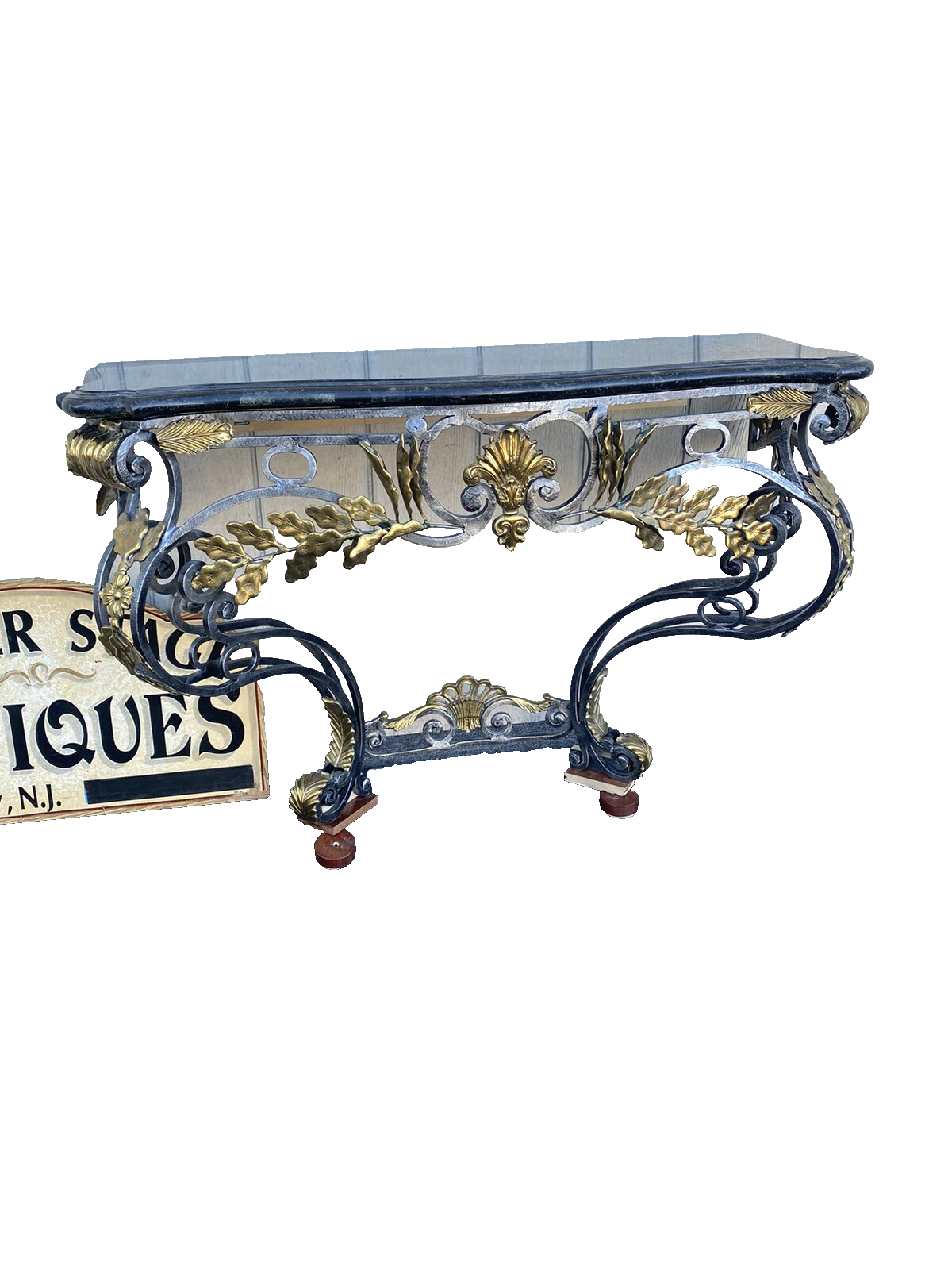 65986    Super QUALITY Marble Top Console Table Stand