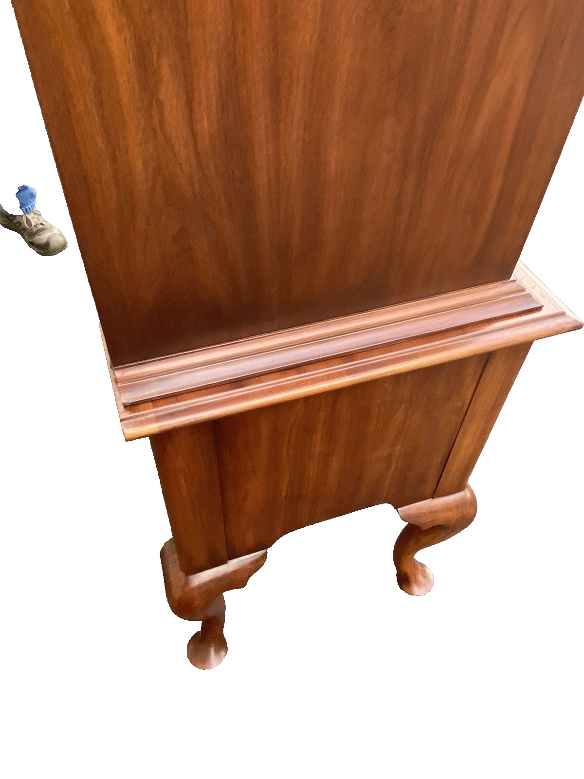 65416 HENKEL HARRIS Queen Anne 2 Piece Highboy Chest Dresser