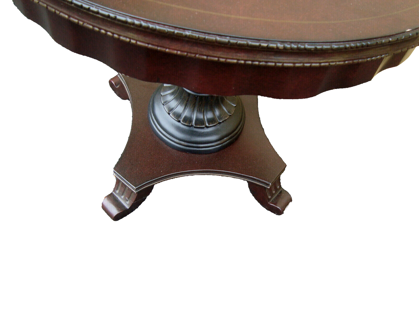 60425 Glass Top Lamp Table Nightstand Stand