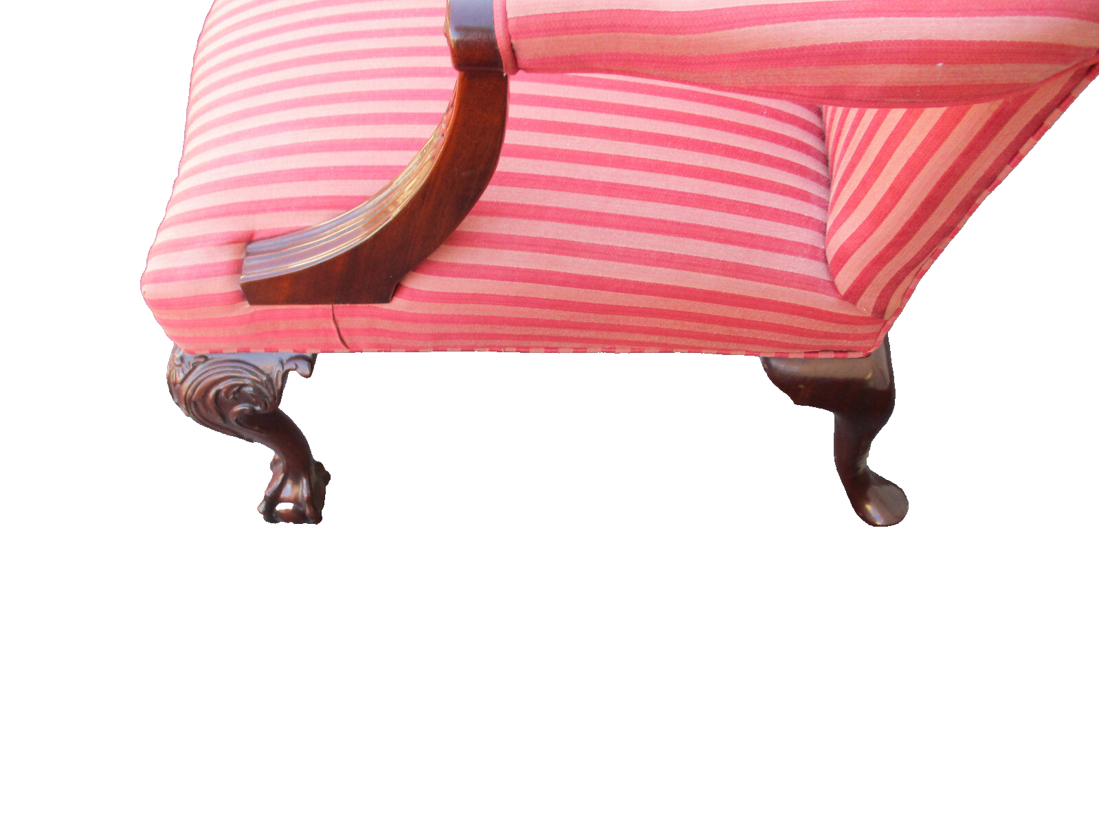 63798 SOUTHWOOD Chipppendale Armchair w/ Foot Stool Bench Ottoman