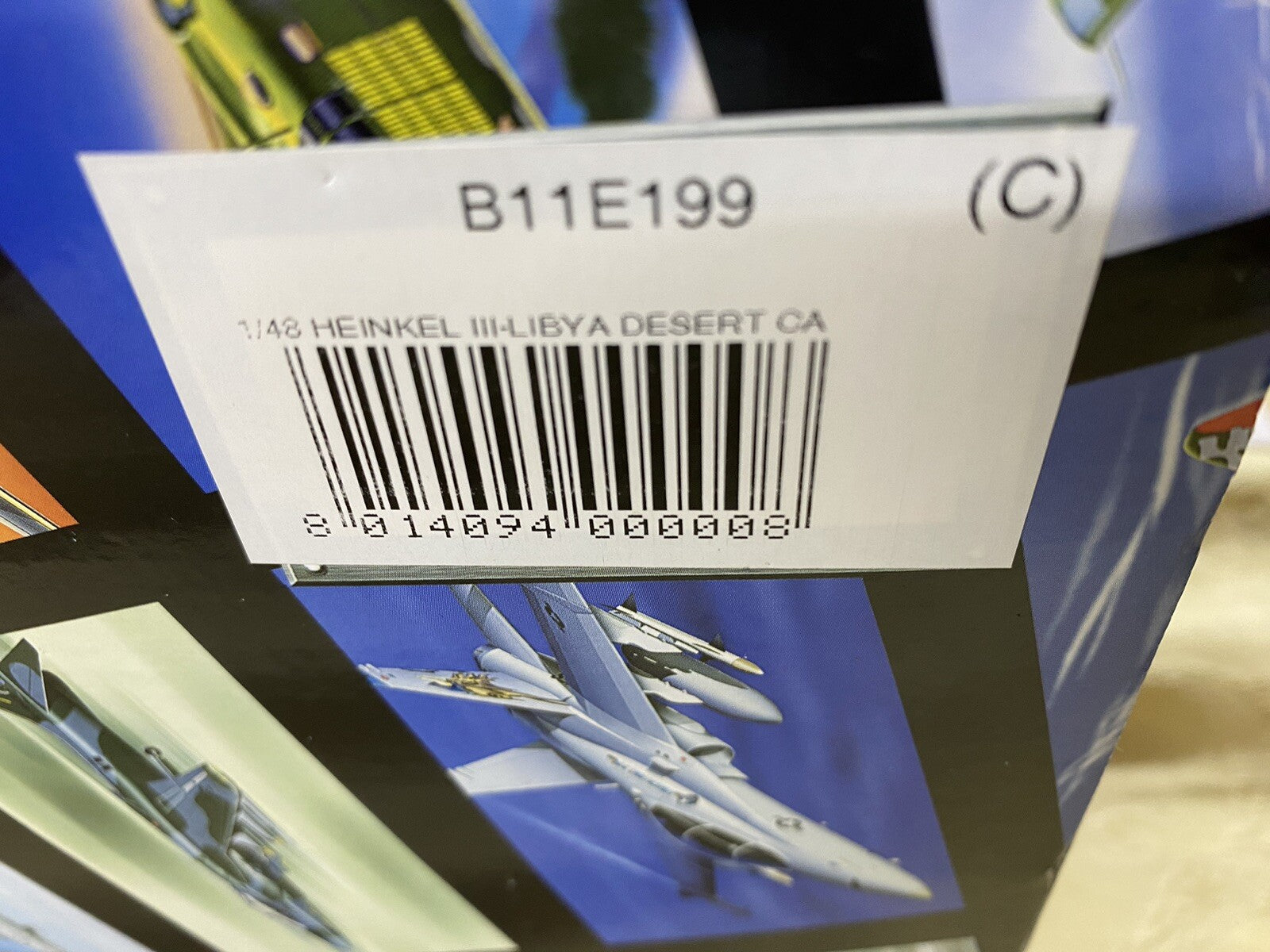 ES 307 Franklin Mint Precision B11E199  WW11 German Heinkel 111 Libya Desert NIB