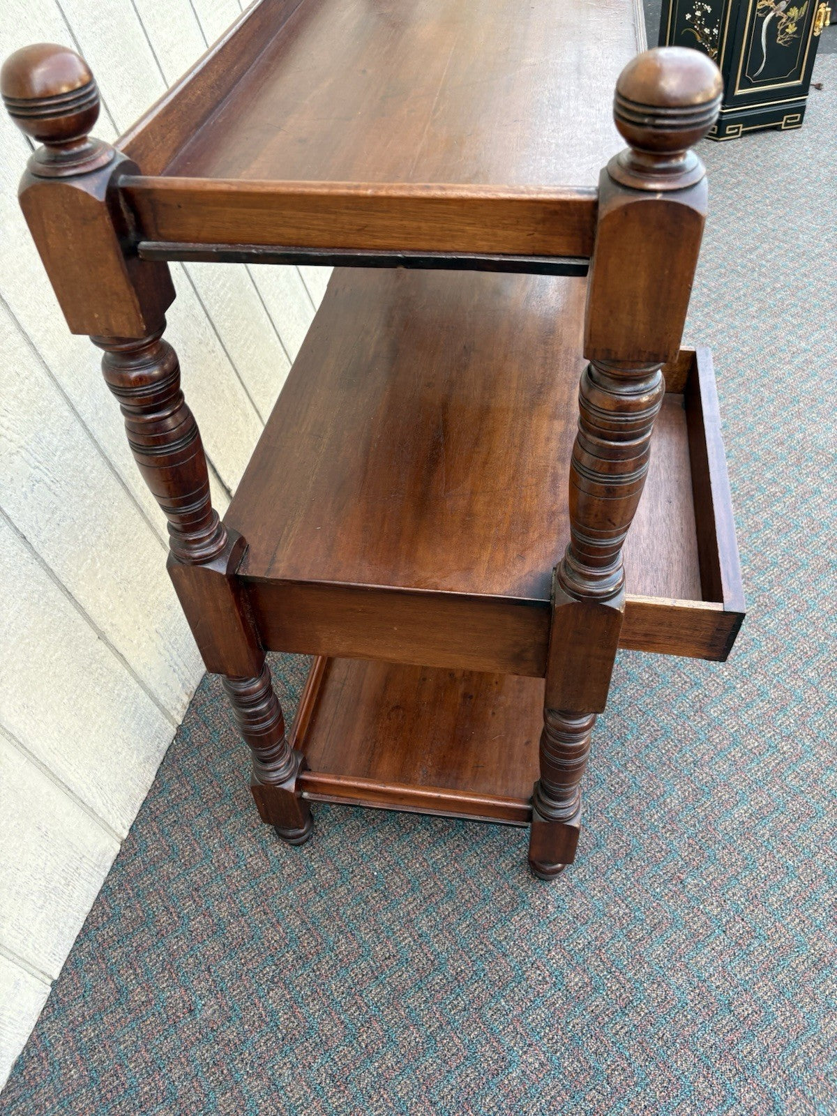 66910  Antique Victorian Bookcase Etergie with 2 Drawers