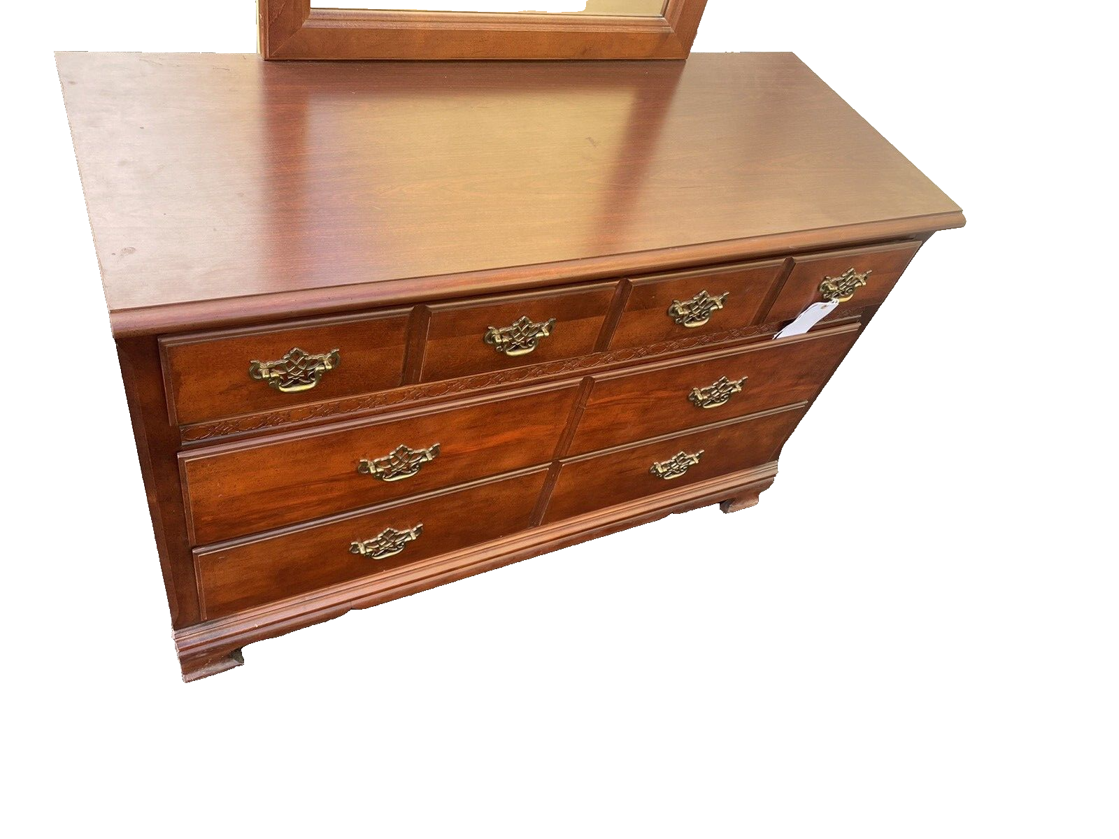 62258    Stanley Cherry  Dresser with Mirror
