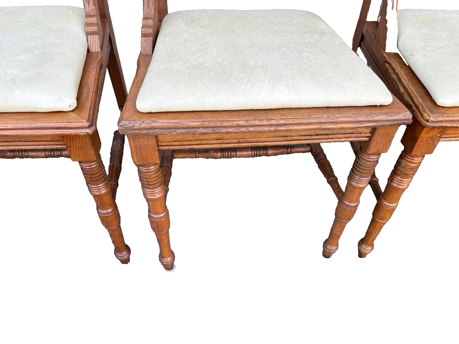 66679  Set of 8 Antique Victorian Walnut Dining Chair s Chairs