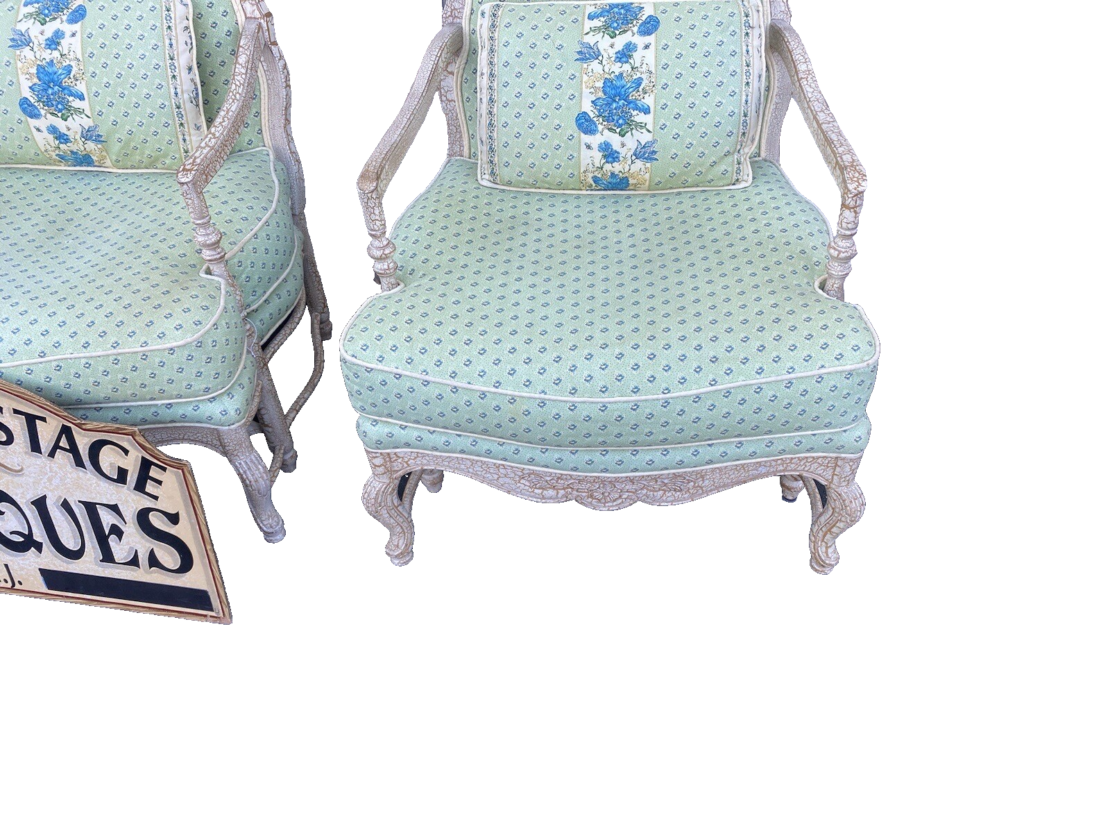 65139 Pair  QUALITY Hand Made ROBB STUCKY Decorator  Armchair Chair s