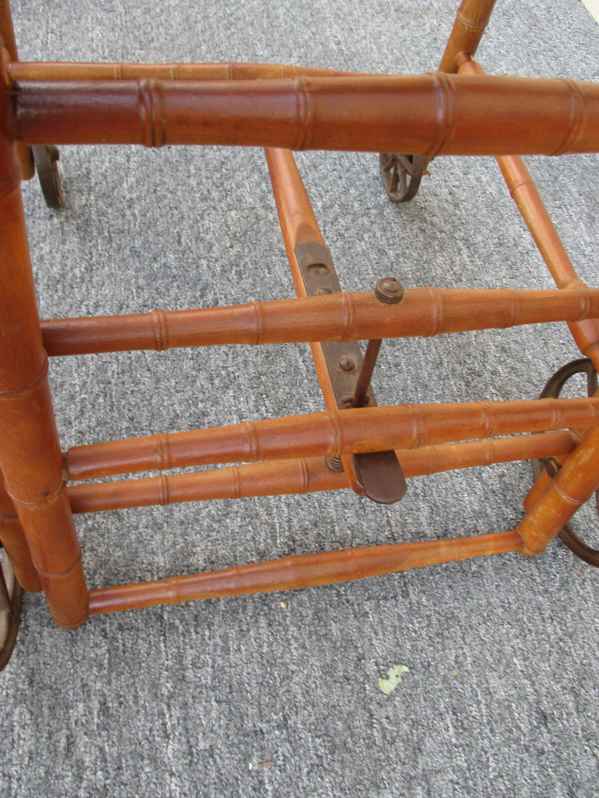 59162 ANTIQUE COLLAPSIBLE Child  HIGH CHAIR STROLLER