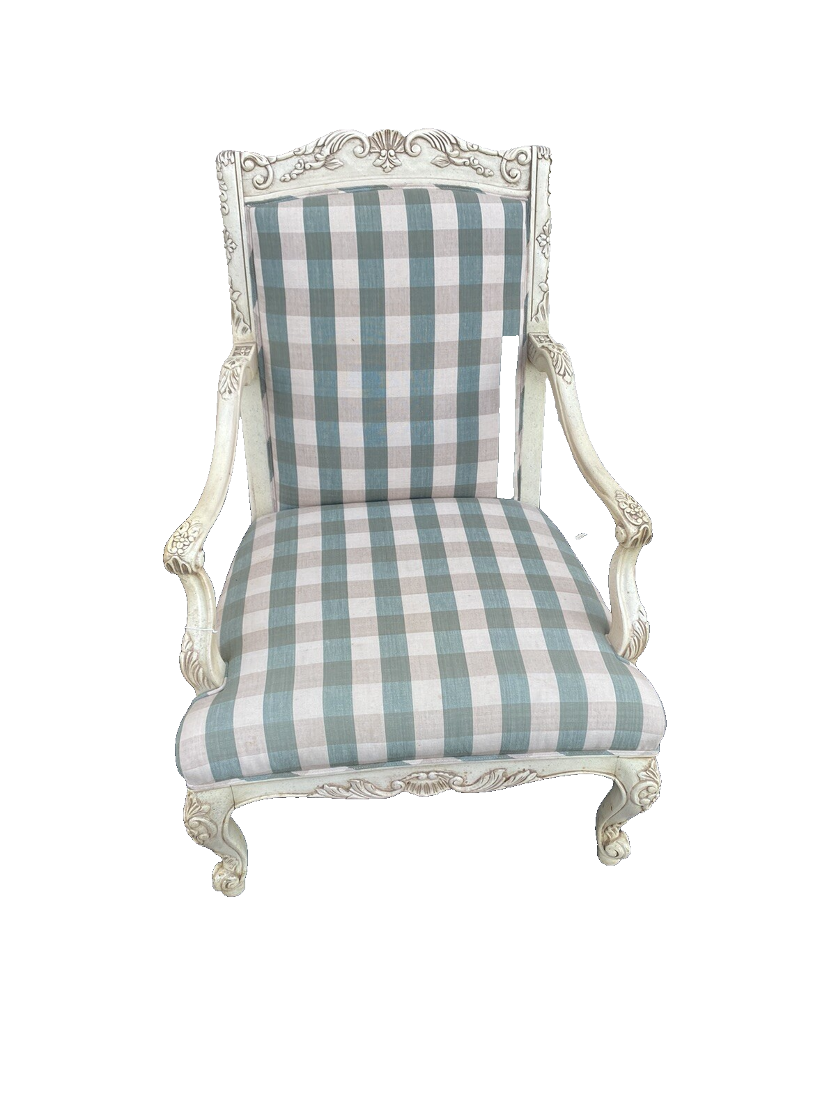 66231   Decorator Throne Armchair Chair Original  Factory Finish