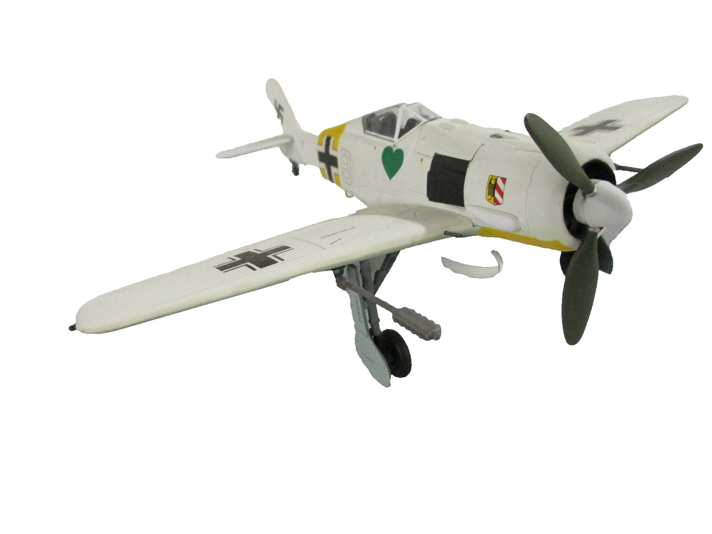 ES102 Franklin Mint Armour Collection FW190 FOCKE WULF (Grunherz White 9)  + BOX