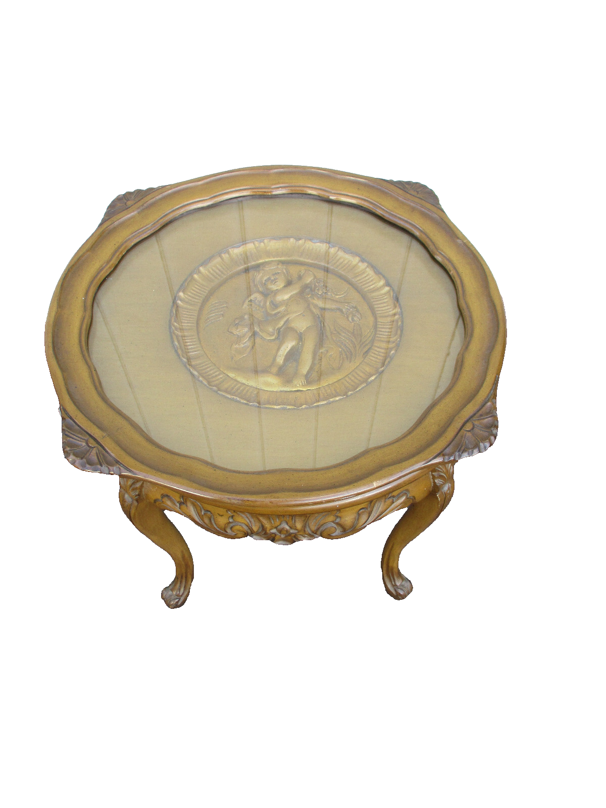 63999 Antique Tray Top Coffee Table Stand
