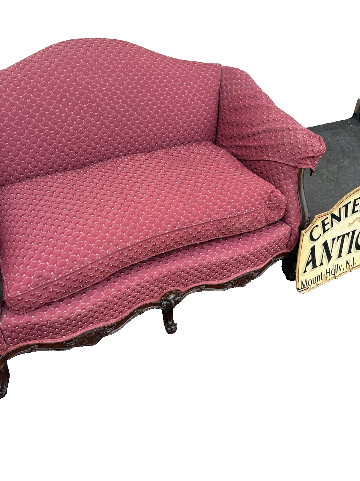 66703   Antique CUSTOM CRAFTED Louis XV Loveseat Sofa Couch Settee