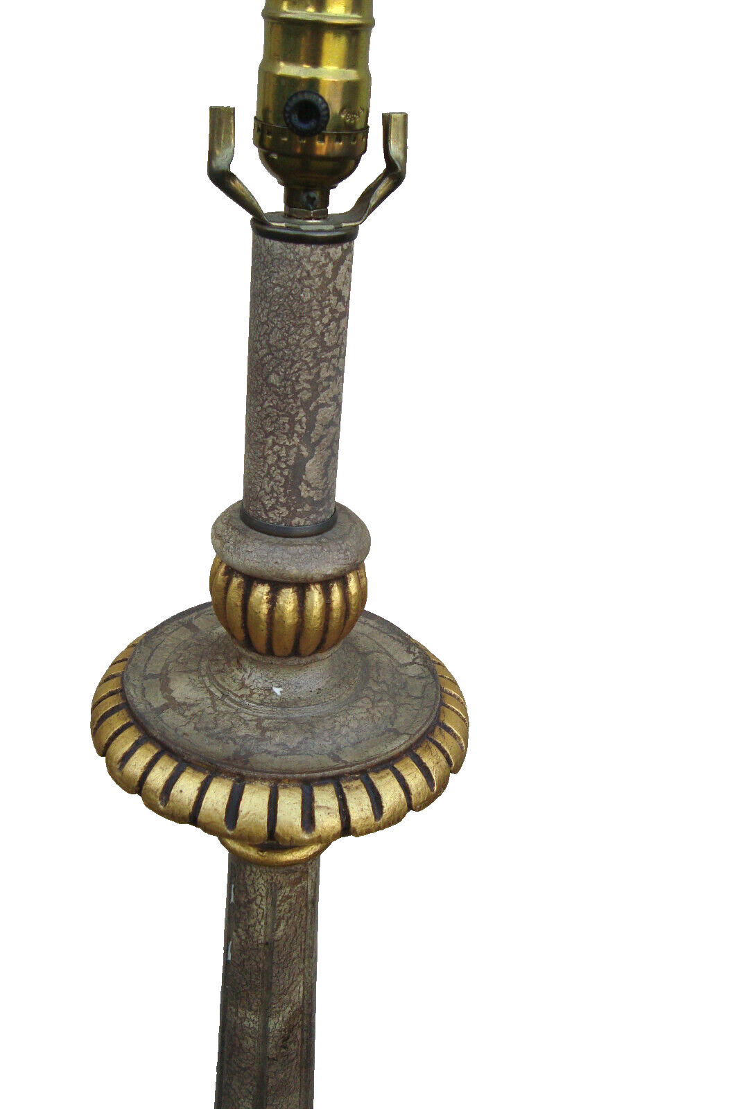 62017 QUALITY Wood Decorator Pole Lamp Light