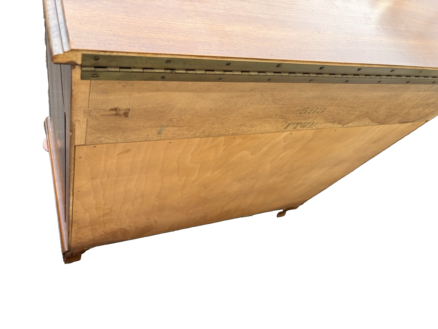 66666 Cherry Lift Top Bar Cart Server Liquor Cabinet