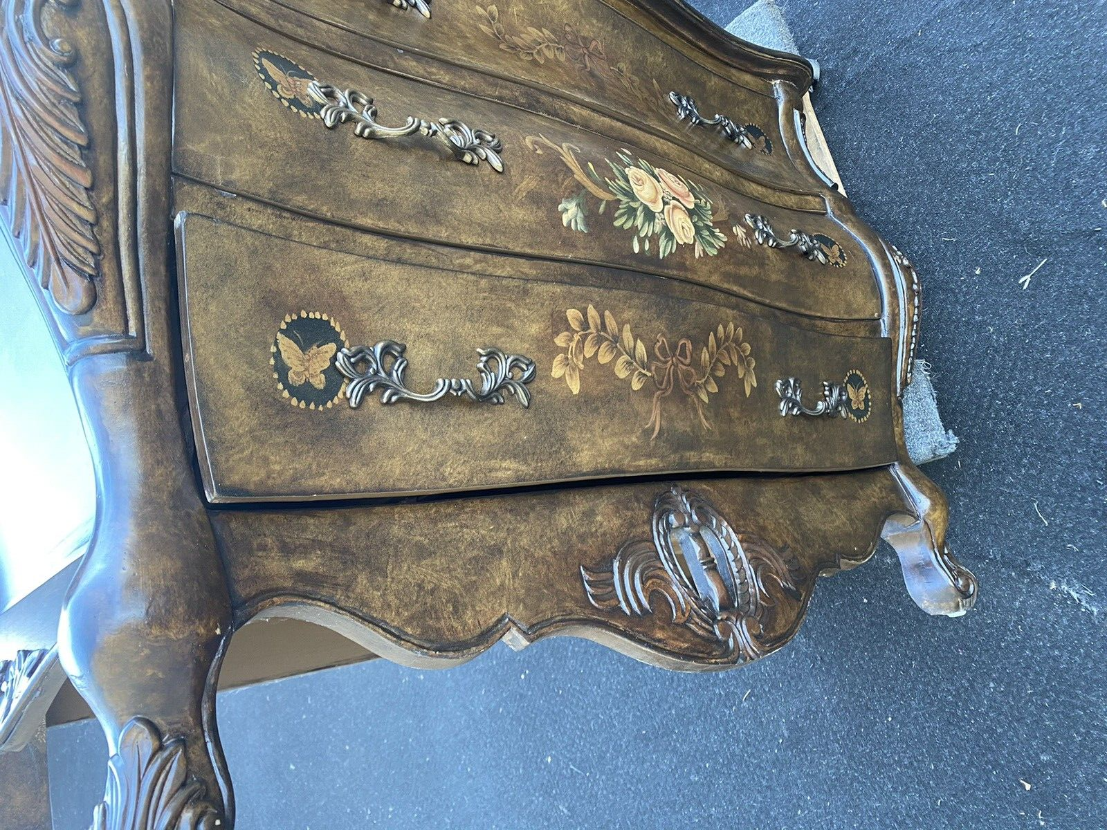 66320    Decorator Coaster Stenciled Dresser Chest Server Cabinet