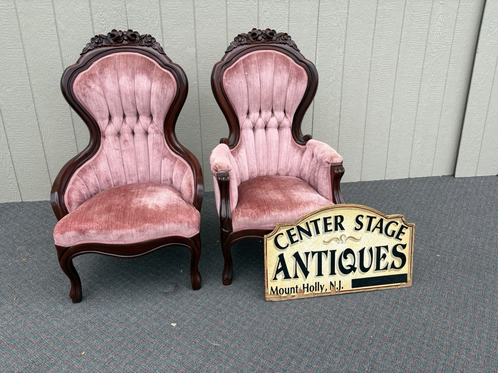 67145  PAIR   Victorian Classics  Victorian Style Chair Chairs