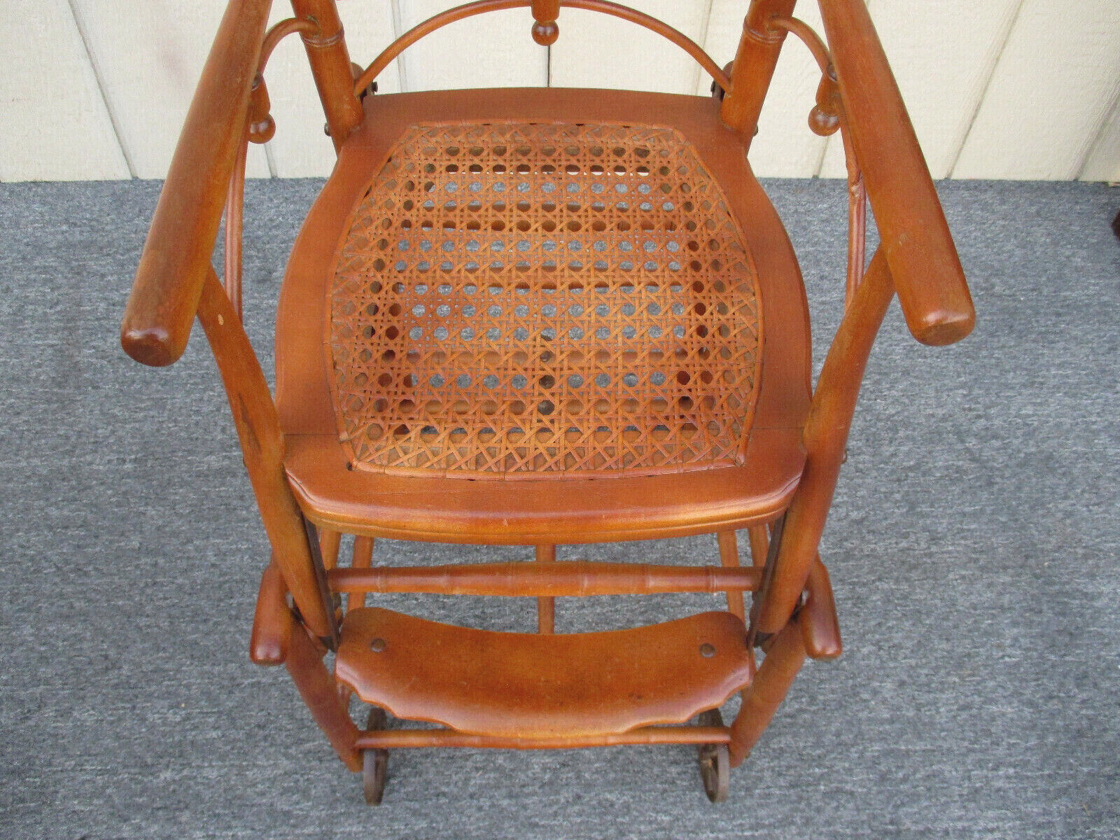 59162 ANTIQUE COLLAPSIBLE Child  HIGH CHAIR STROLLER