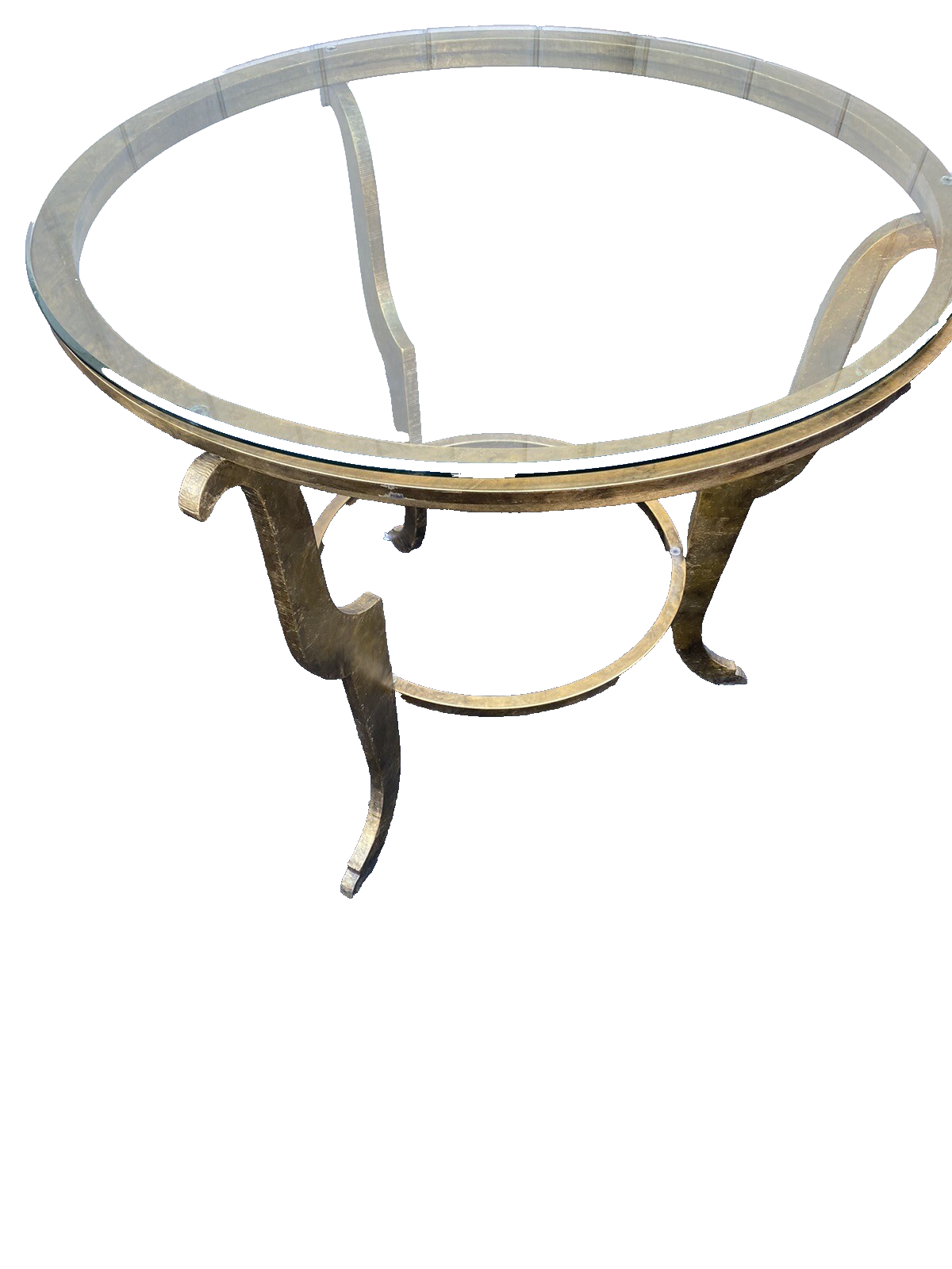 65157 Quality Decorator Glass Top Lamp Table Stand