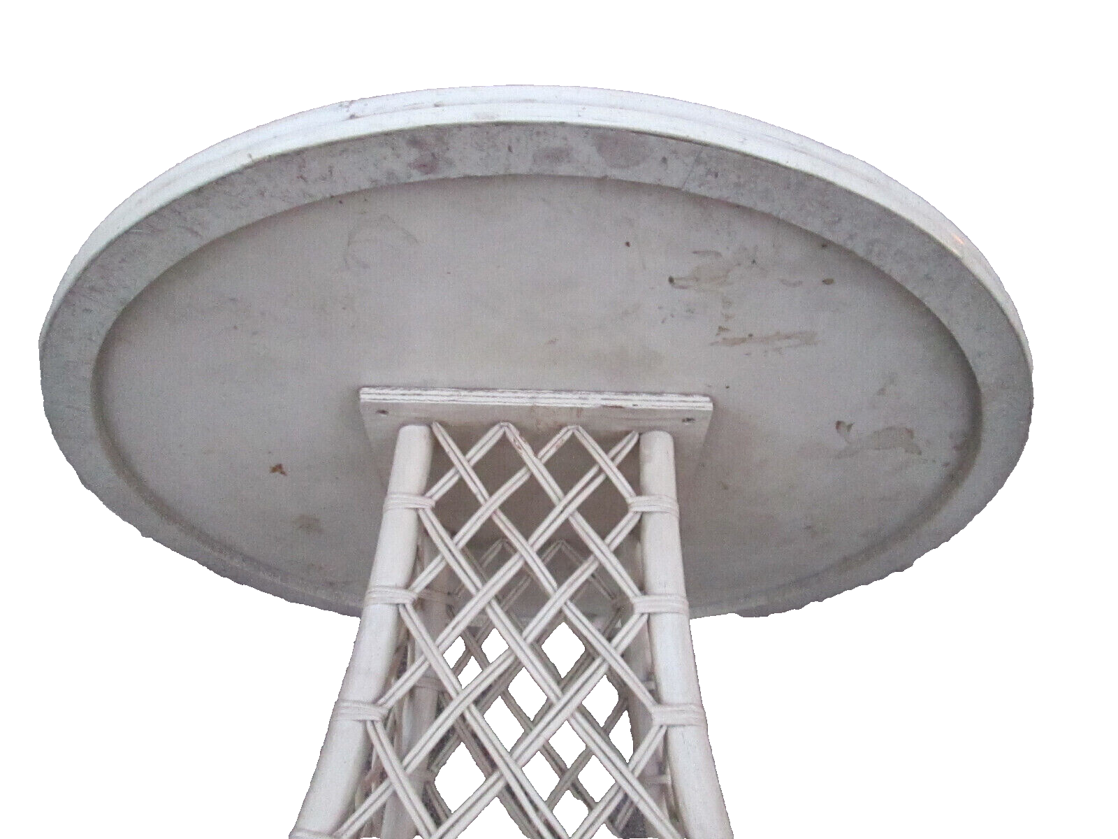 55219   Wicker Rattan Dining Kitchen Foyer Garden Table    42" Round Top 