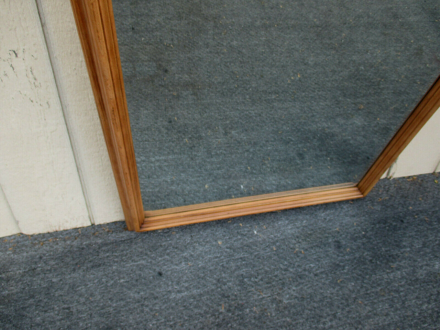 62958 Large Maple Beveled Mirror -32"W x 2"D x 52"H