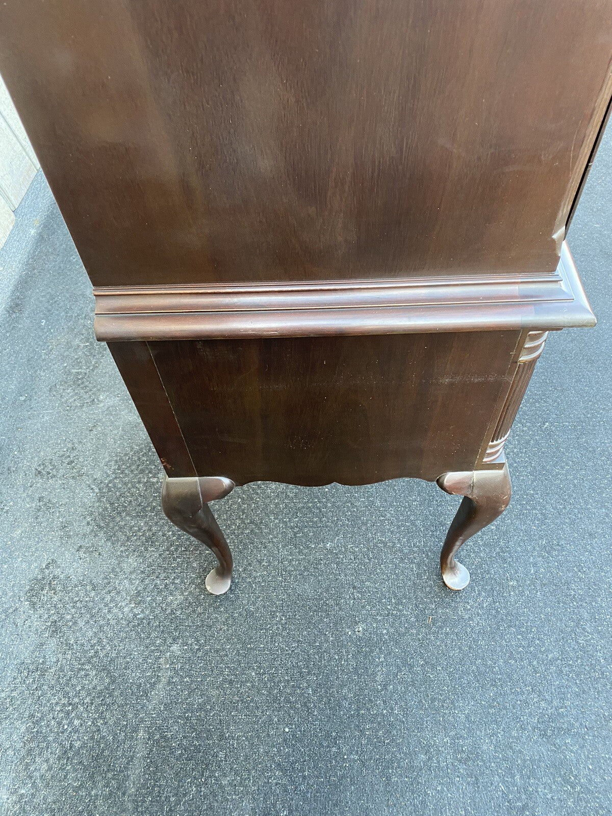 66361  Mahogany Van Sciver High Boy Dresser