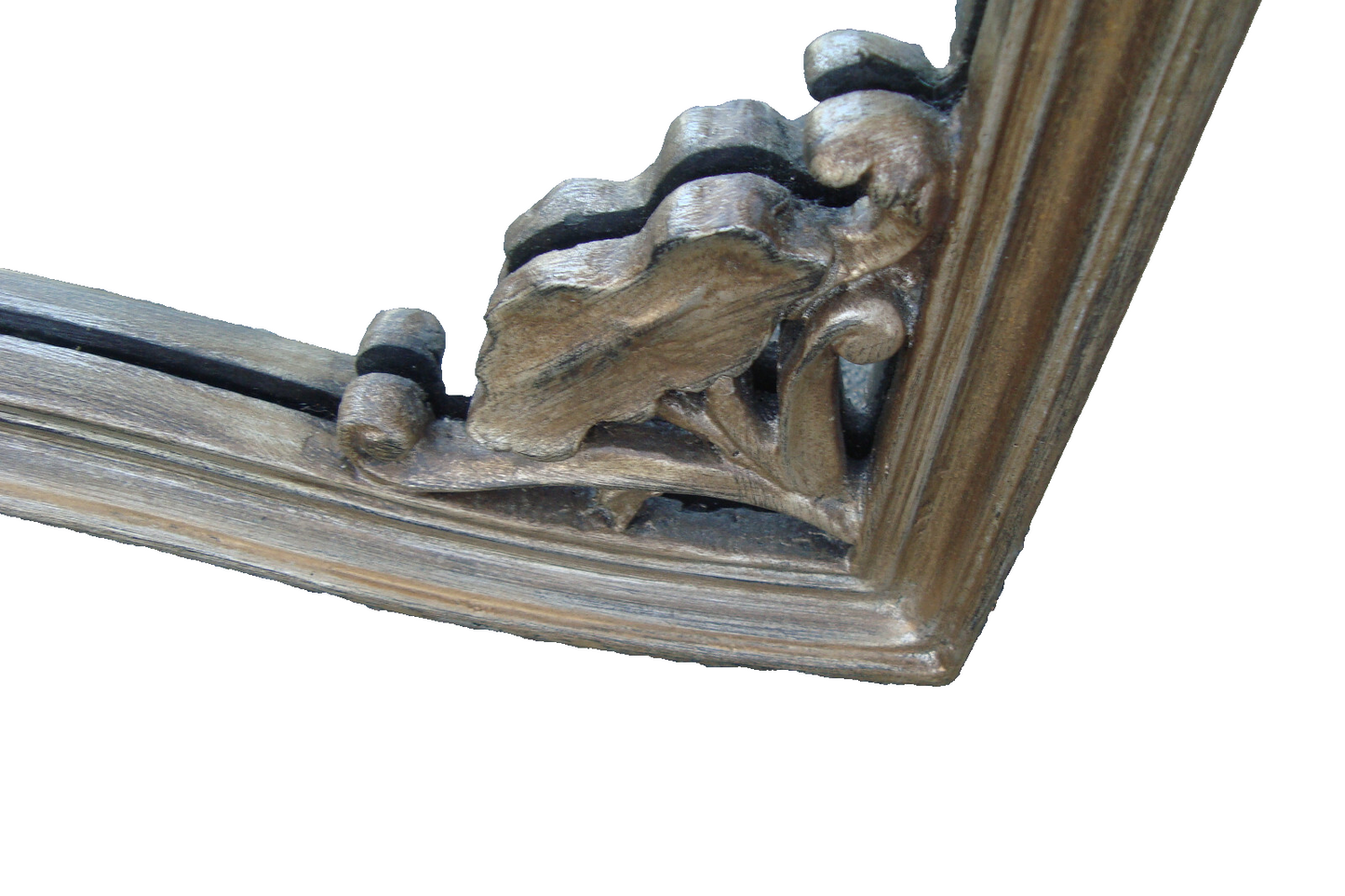 62004 Silver Decorator Mirror in Fancy Picture Frame