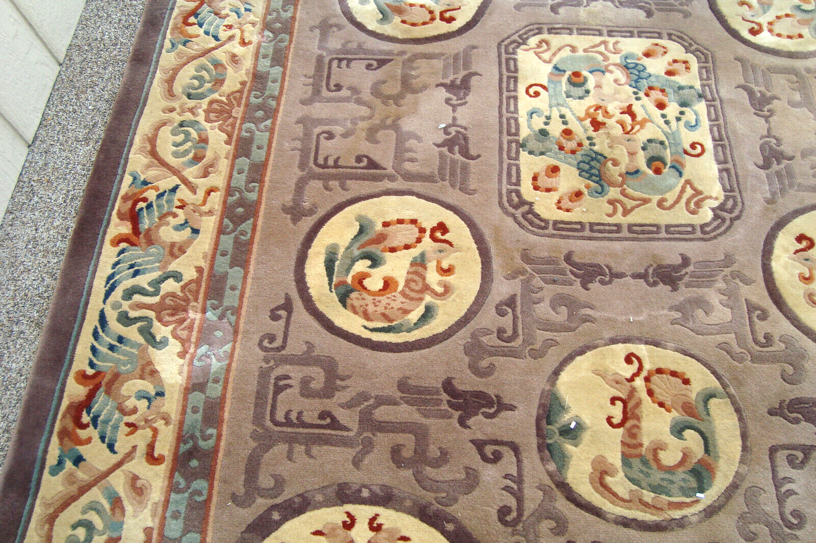 Rug 08:    Machine Made Wool Oriental Carpet RUG   SIZE  115 " x 73 " VANICE