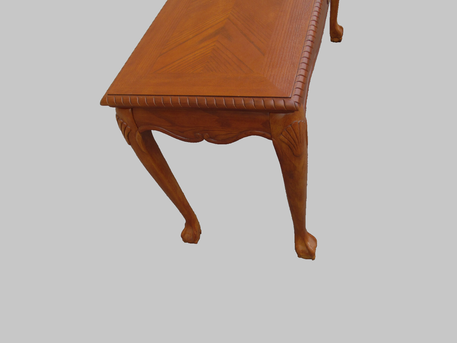 62403 Oak Claw foot Console Table Hall Stand Sideboard Server