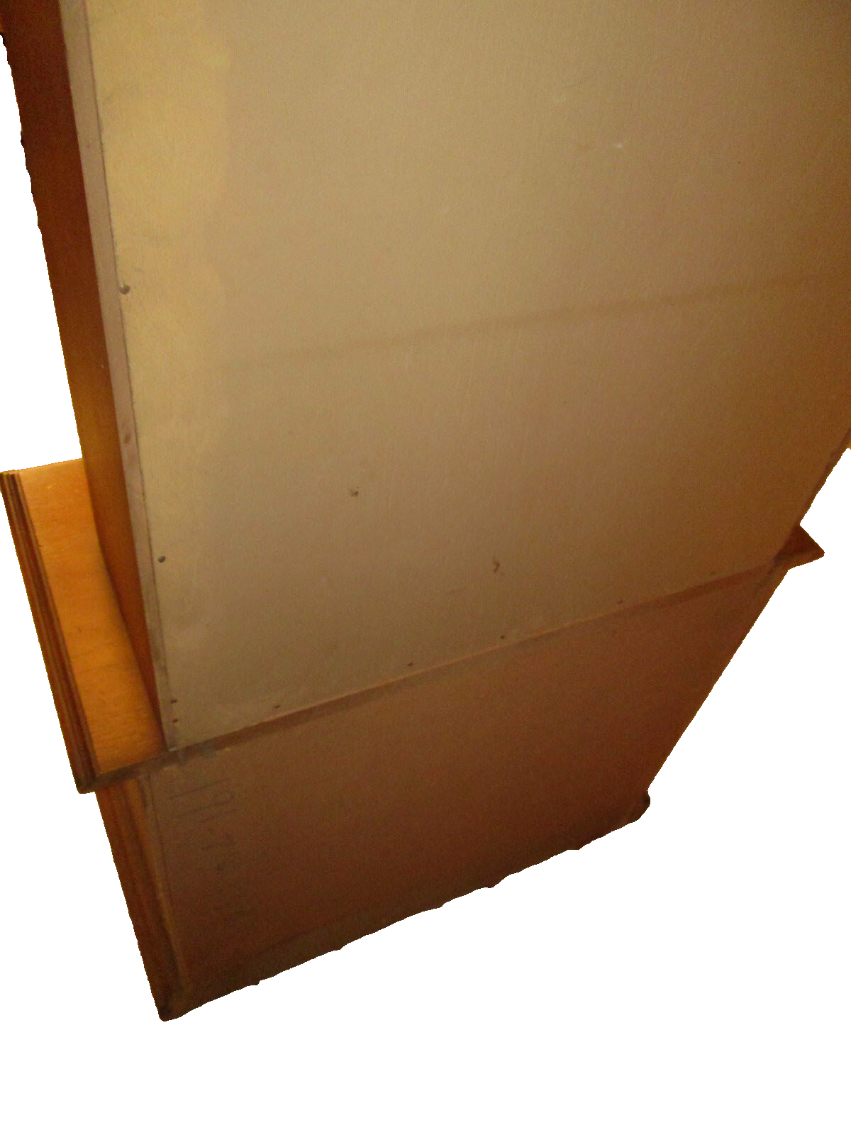 46502: MAHOGANY CURIO CABINET WITH BOOKCASE TOP