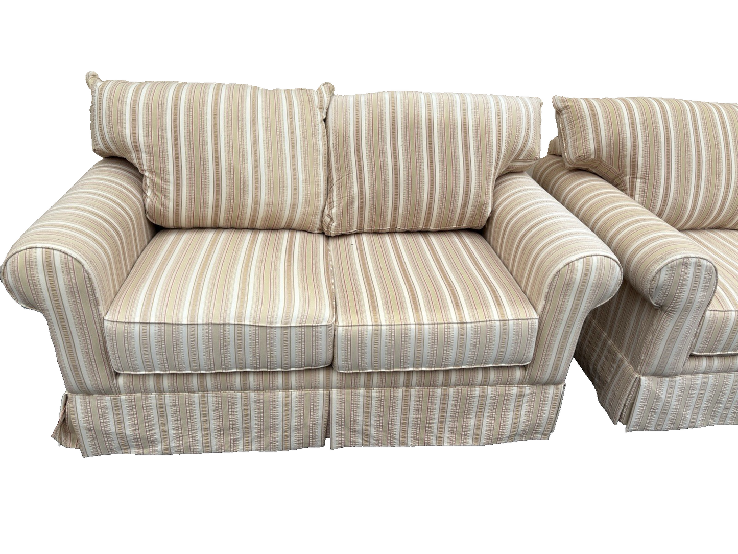 66861 + 66862 :   PAIR KLAUSSNER Furniture Loveseat Sofa Chairs Very COMFORTABLE