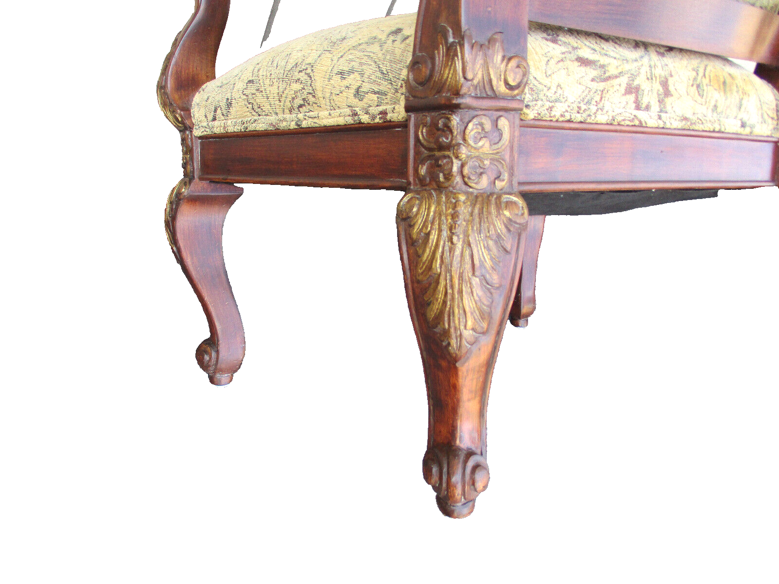 63727  Pair Bergere Armchair Chairs