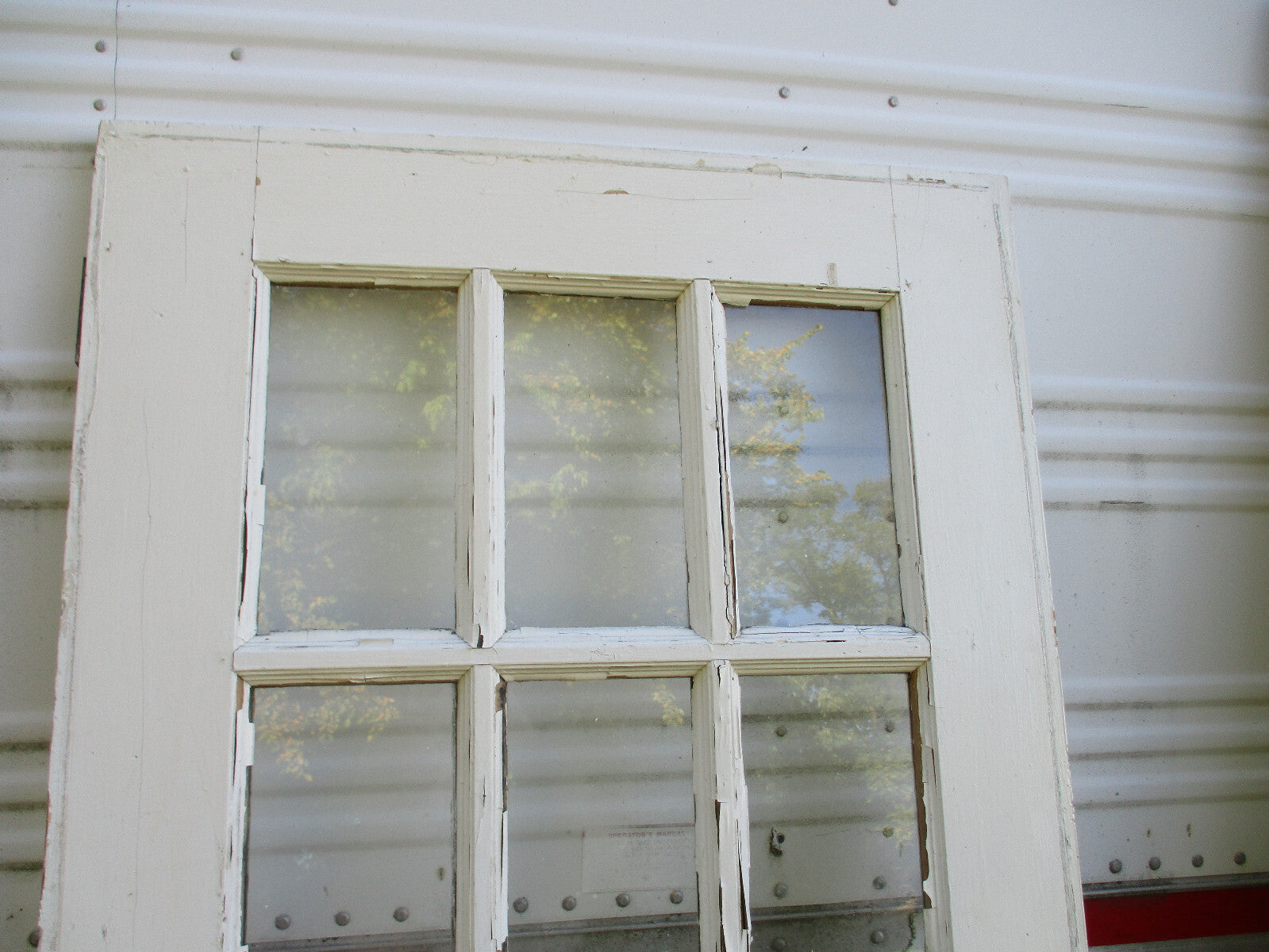 Door 02:     Antique Victorian Solid Wood Door  32 1/4" W  x 80"H