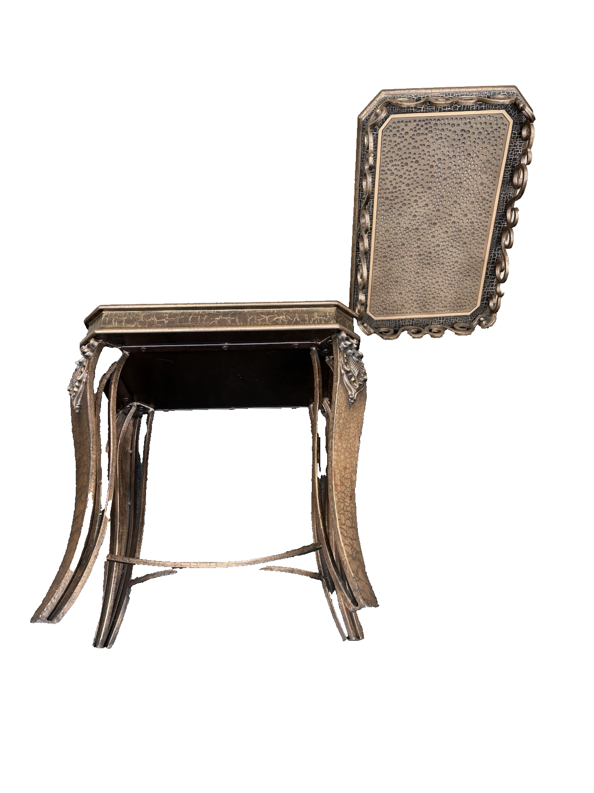 66755 QUALITY Modern Tray Top Coffee Table Stand Very Heavy