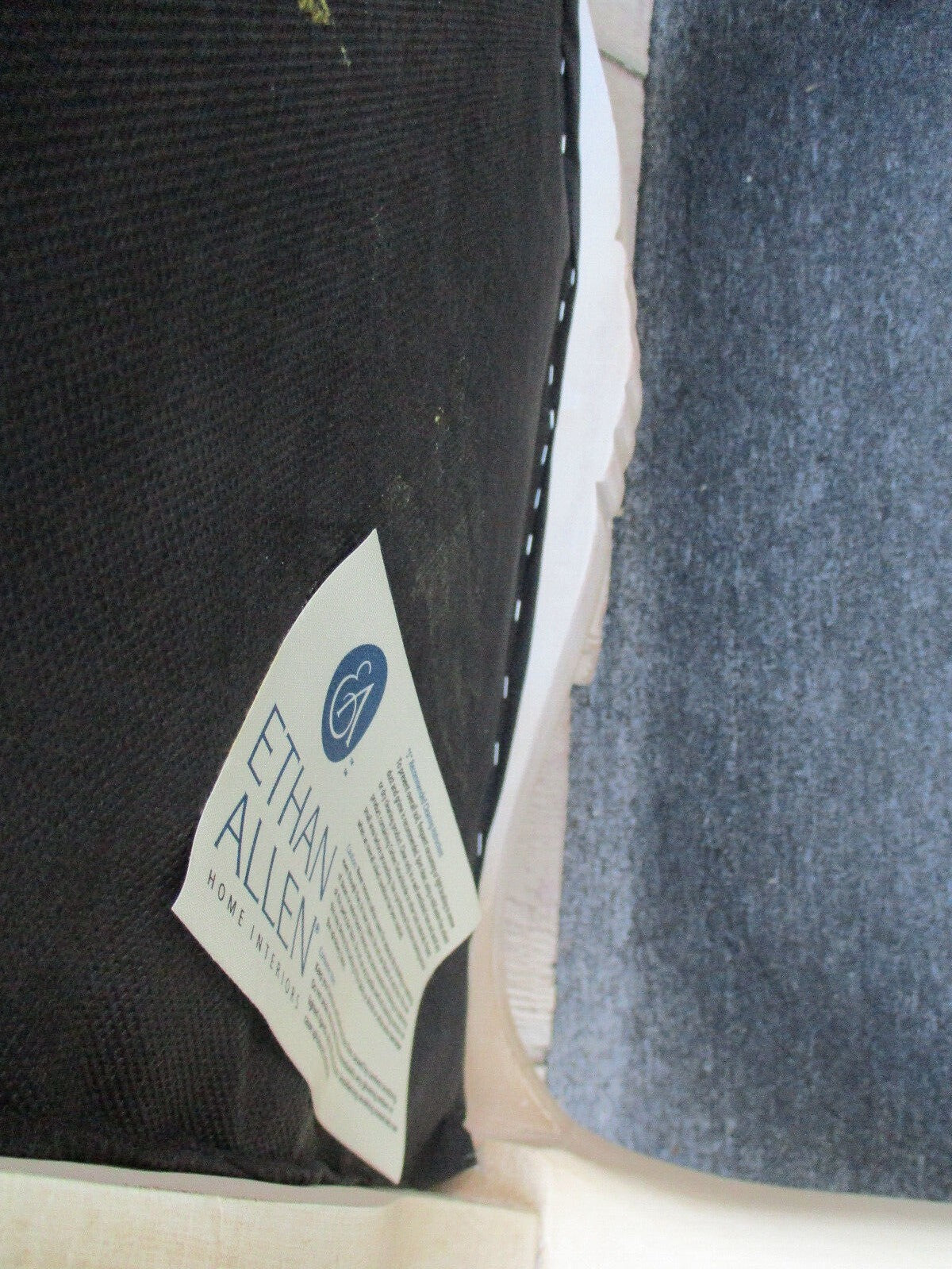 63502  Pair ETHAN ALLEN Bergere Armchair Chairs