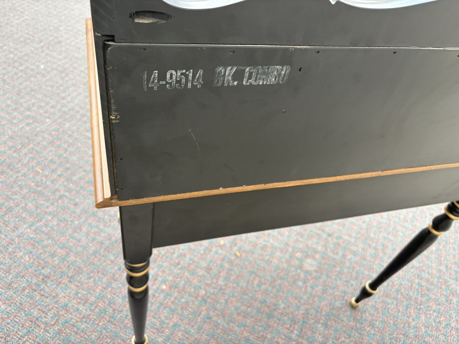 67129 ETHAN ALLEN Office Stenciled Office Desk