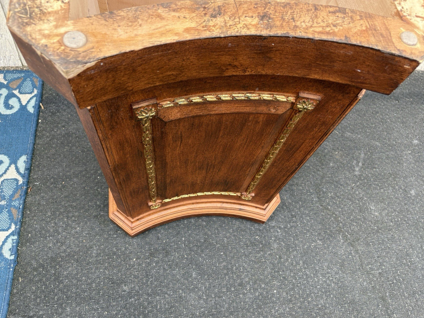 66824  Pair SOLID WOOD Decorator Plant Pedastal Stand s