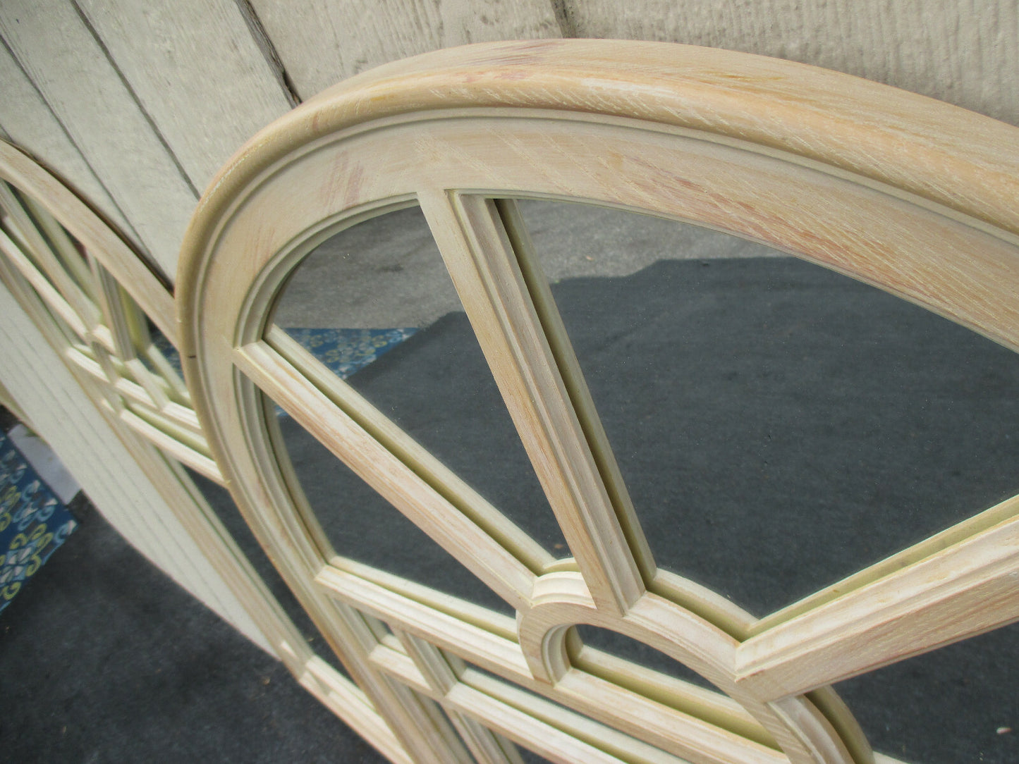 63222 Pair Decorator Modern  White Wash Finish  Mirrors