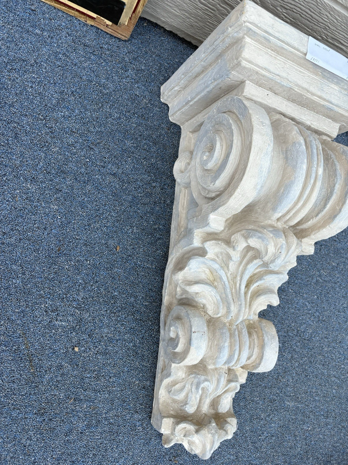 59501 Decorator Architecture Wall Column Whatnot Curio Shelf SIGNED on Back