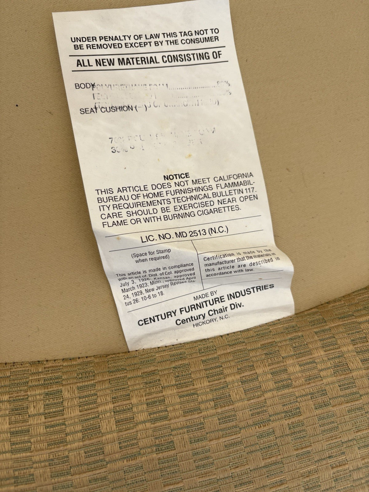 66694   CENTURY Furniture Louis XV Chair with  Stool