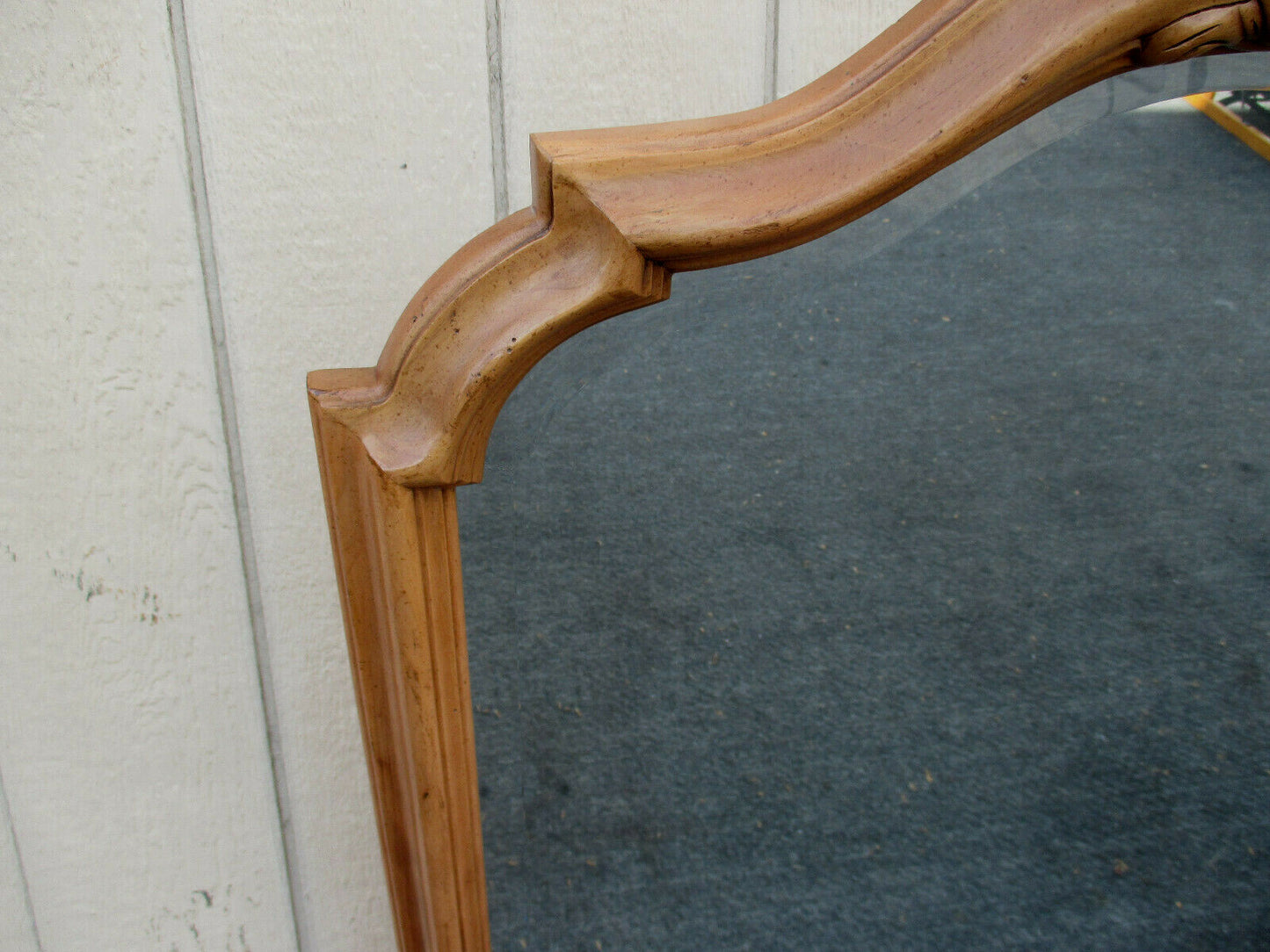 62958 Large Maple Beveled Mirror -32"W x 2"D x 52"H 