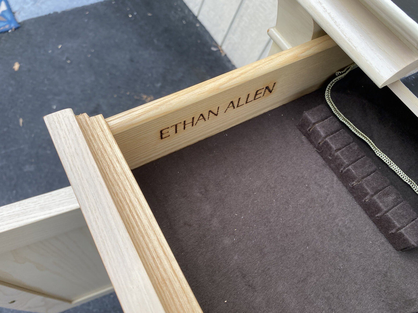 64685 ETHAN ALLEN Decorator Bar Cart Server Sideboard