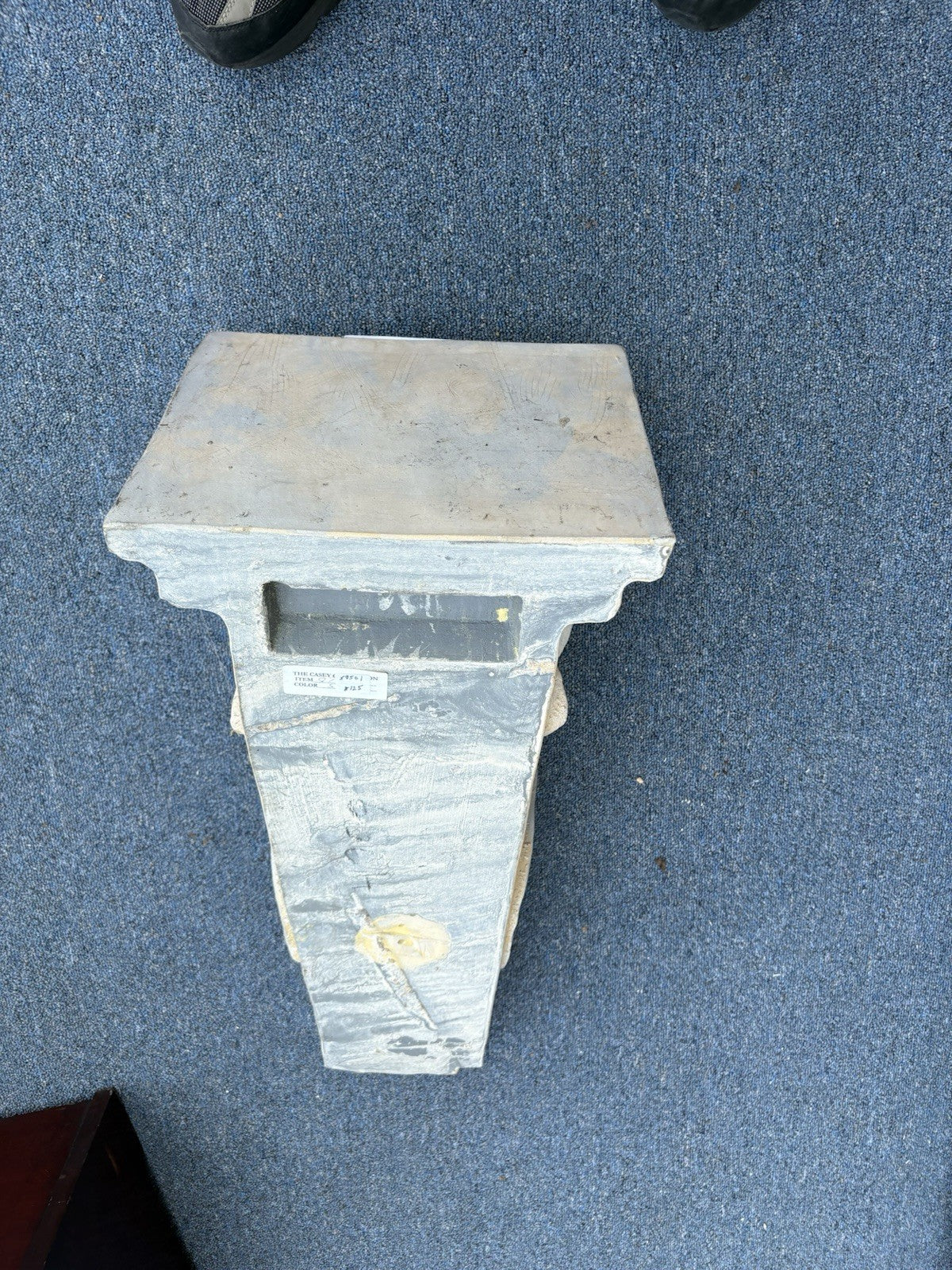 59501 Decorator Architecture Wall Column Whatnot Curio Shelf SIGNED on Back