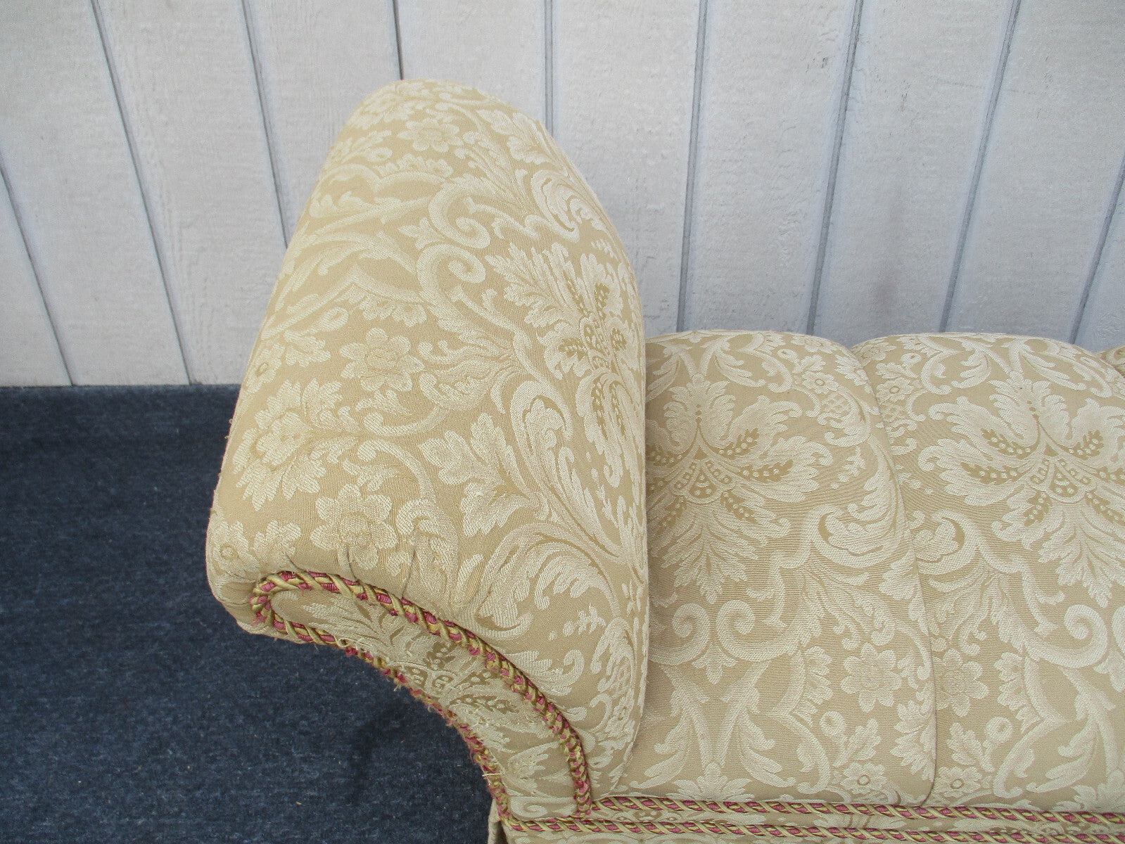63457  Gold Decorator Window Bench Seat Settee