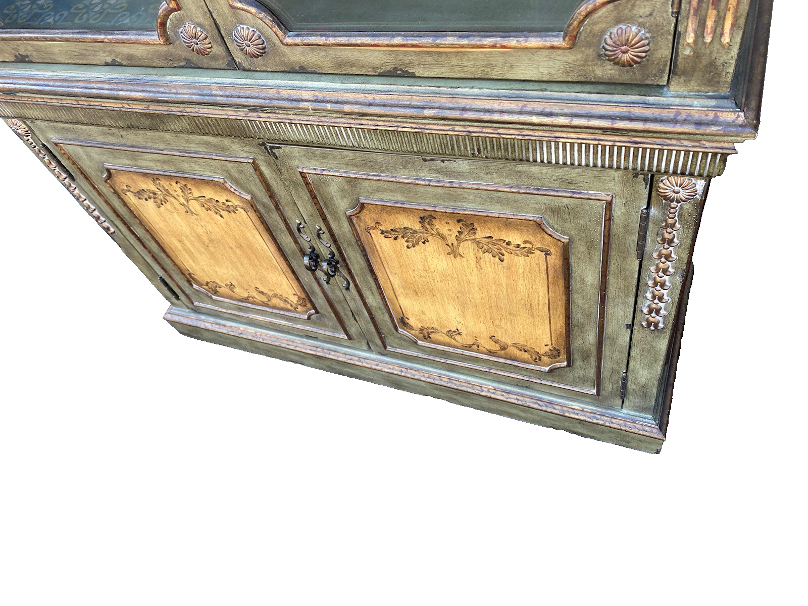 64759 DOMAIN Decorator Figural China Cabinet Curio Breakfront