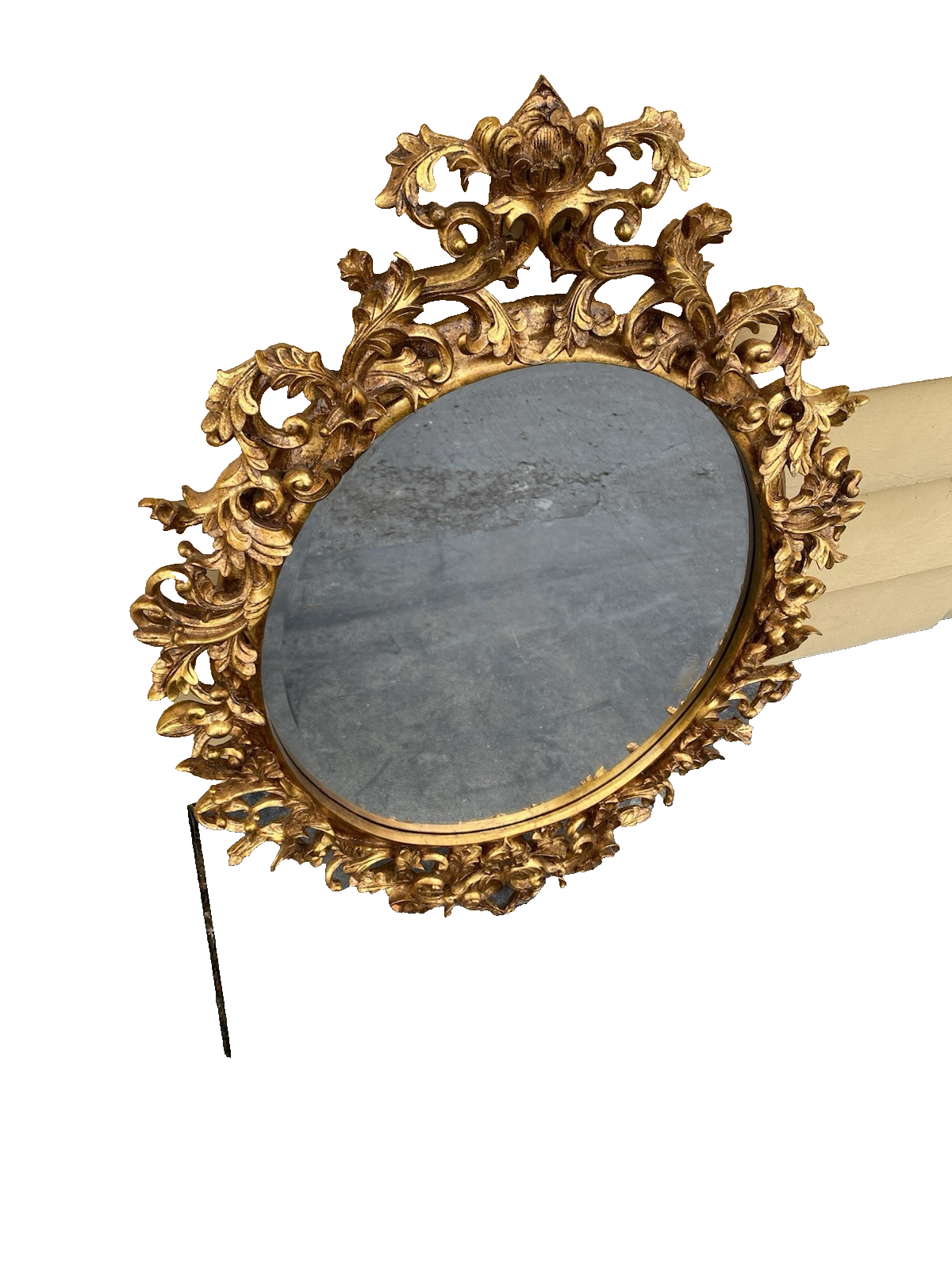 66437 Gold Beveled Decorator Mirror