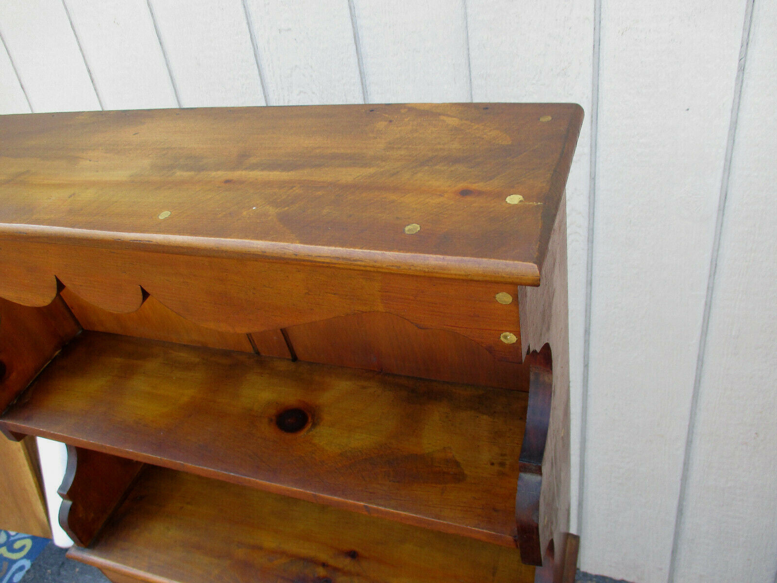 62992 Country Primitive Cubboard Cabinet Curio Bookcase Miniature Saleman Sample