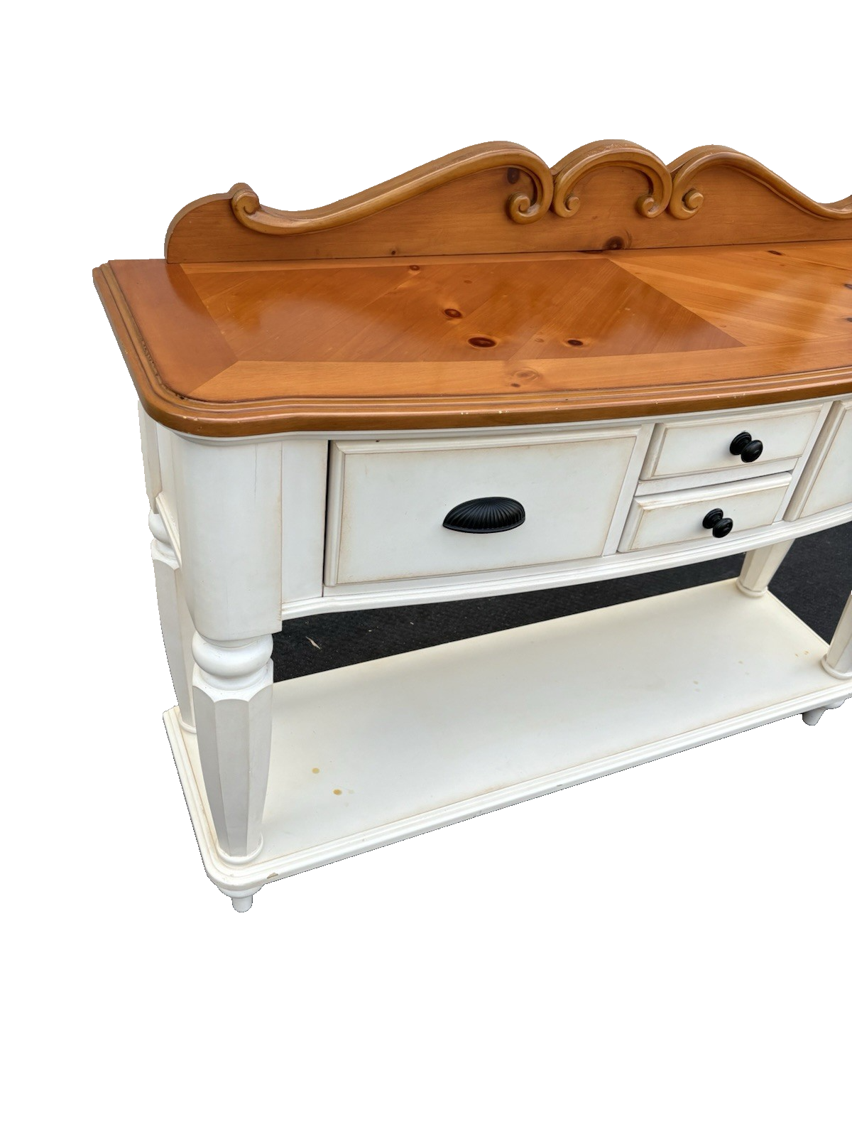 66890  Modern Country Buffet Sideboard Server Cabinet